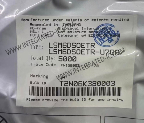 LSM6DSOETR Czujnik IC 6-osiowy IMU LGA-14L iNEMO 6DoF Jednostka pomiarowa bezwładności