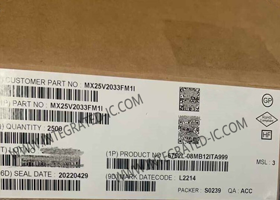 MX25V2033FM1I Chip IC pamięci 2Mbits CMOS MXSMIO® Serial NOR Flash Memory IC SOP-8