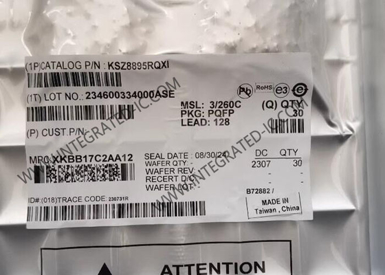 5-portowy układ scalony KSZ8895RQXI KSZ8895 Zarządzany przełącznik Ethernet IC