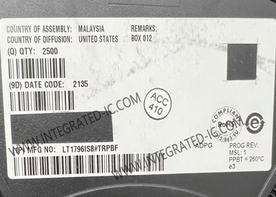 LT1796IS8 Chip zintegrowanego obwodu 125kbps Przesilenie zabezpieczone przed awarią