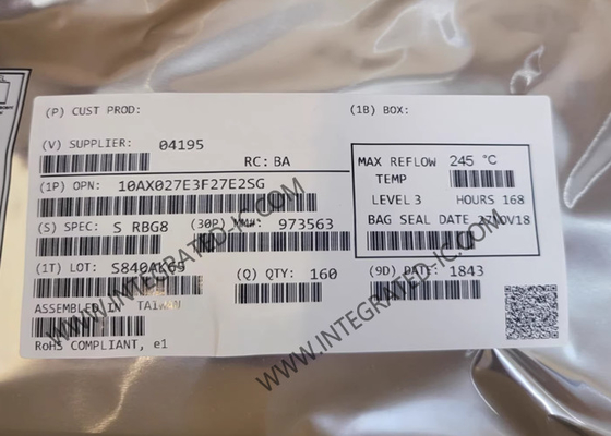 10AX027E3F27E2SG Pole Programowalna sieć bramkowa wysokiej wydajności 10 GX FPGA IC