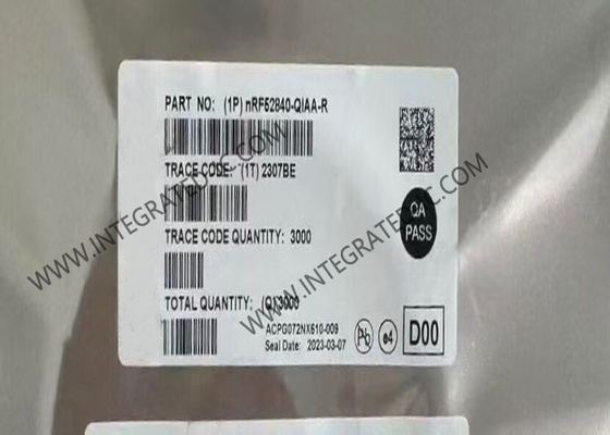 NRF52840-QIAA BT IC 2.4GHz Multiprotocol BT 5.4 SoC AQFN73 System na chipie