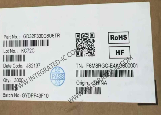 GD32F330G8U6TR Mikrokontroler MCU 84MHz Poziom wejścia 32Bit Mikrokontrolery QFN28