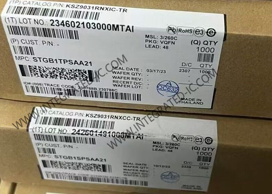IC Ethernet KSZ9031RNXIC Gigabit Ethernet Transceiver Z Interfejsem RGMII QFN-48