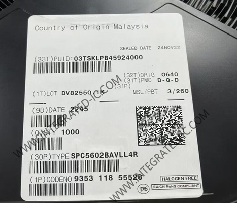 SPC5602BAVLL4R Mikrokontroler MCU 48MHz 32-bitowy jednojadrowy mikrokontroler IC LQFP100