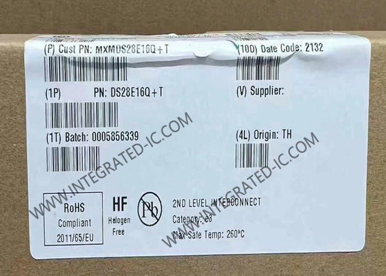 DS28E16Q Integrated Circuit Chip 1-Wire Secure SHA-3 Authenticator 6-TDFN Package