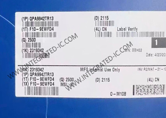 WIFI 6 Chip QPA9942TR13 3600MHz 4 Watt Wysokiej Wydajności Wzmacniacz