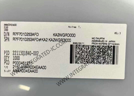 R7F7010253AFD Mikrokontroler MCU 32-bitowy 120MHz Mikrokontroler MCU do kontroli ciała