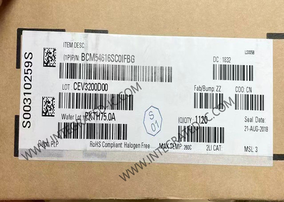 BCM54616SC0IFBG Ethernet IC Single-Chip zintegrowany potrójna transceiver Ethernet