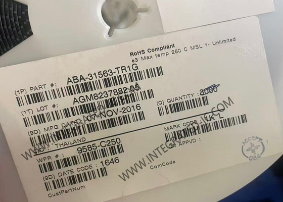 Moduł komunikacji bezprzewodowej ABA-31563-TR1G 0 Hz do 3,5 GHz wzmacniacze RF IC SOT-363-6