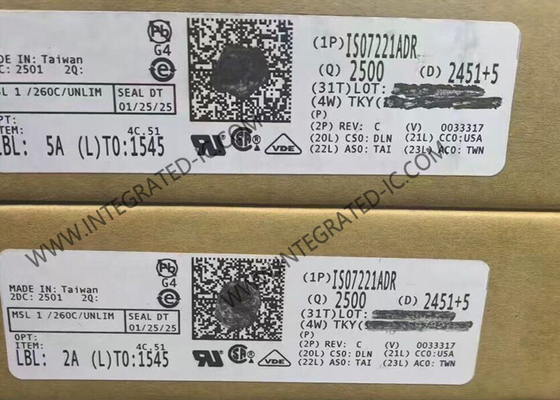 ISO7221ADR Układ scalony 2500Vrms Dwukanałowe izolatory cyfrowe SOIC8