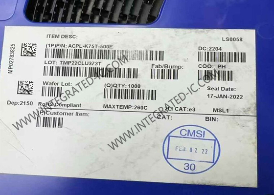 ACPL-K75T-500E Chip układu scalonego Automotive High Speed Logic Output Optoisolator