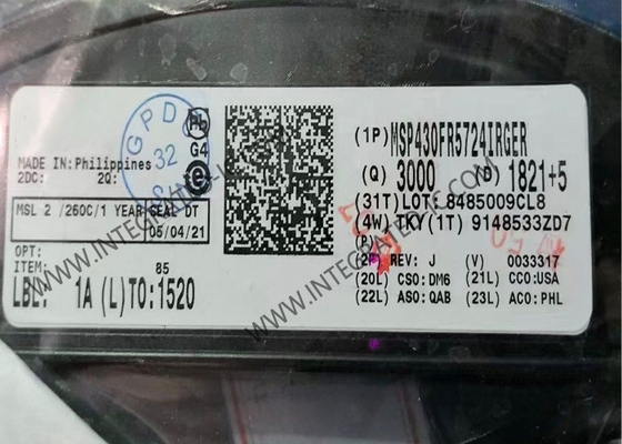 MSP430FR5724IRGER Mikrokontroler MCU Mikrokontrolery sygnału mieszanego o bardzo niskiej mocy 8MHz