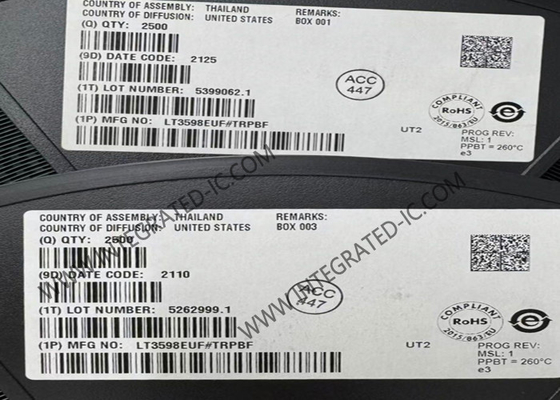 LT3598EUF Chip złączonego obwodu 6-strunowy sterownik LED IC 30mA sterownik oświetlenia LED IC