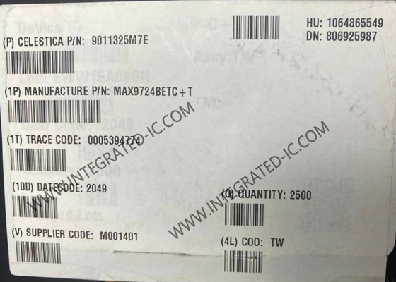 MAX9724BETC Zintegrowany obwod Chip Stereo Zwiększacz słuchawek 60mW Zwiększacze dźwięku