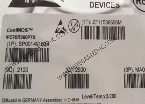 IPD70R360P7S Chip zintegrowanego obwodu CoolMOSTM P7 N-Channel Power MOSFET Transistor