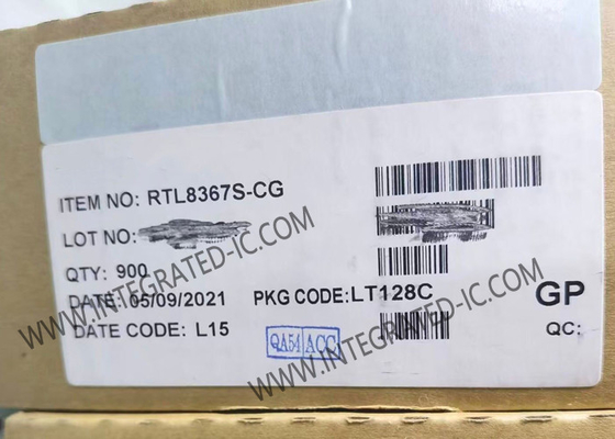 RTL8367S-CG Ethernet IC Layer 2 Zarządzany przełącznik Ethernet 5+2-port LQFP128