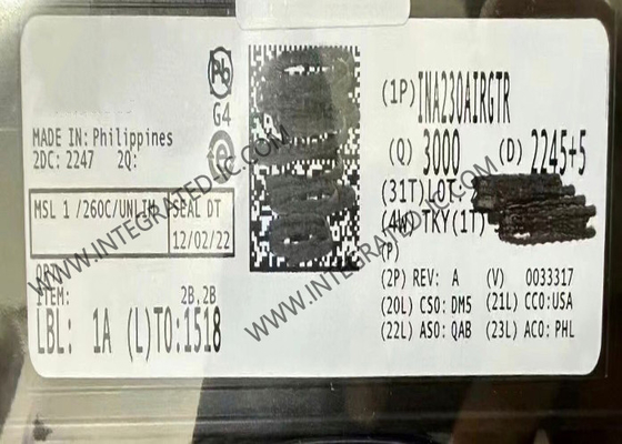 INA230AIRGTR Chip zintegrowanego obwodu 36V 16-bitowy cyfrowy monitor zasilania z alarmem